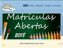 Tablet Screenshot of colegiogeracao2000.com